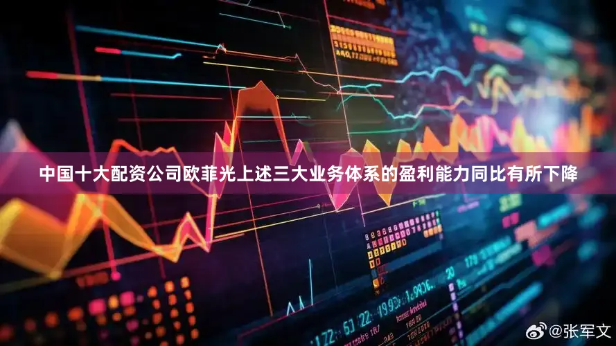 中国十大配资公司欧菲光上述三大业务体系的盈利能力同比有所下降